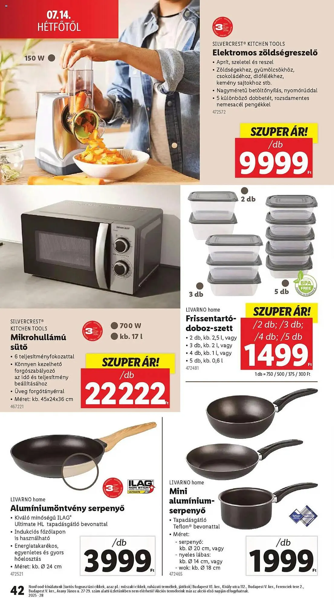Katalógus Lidl akciós újság július 10.-tól július 16.-ig 2025. - Oldal 42