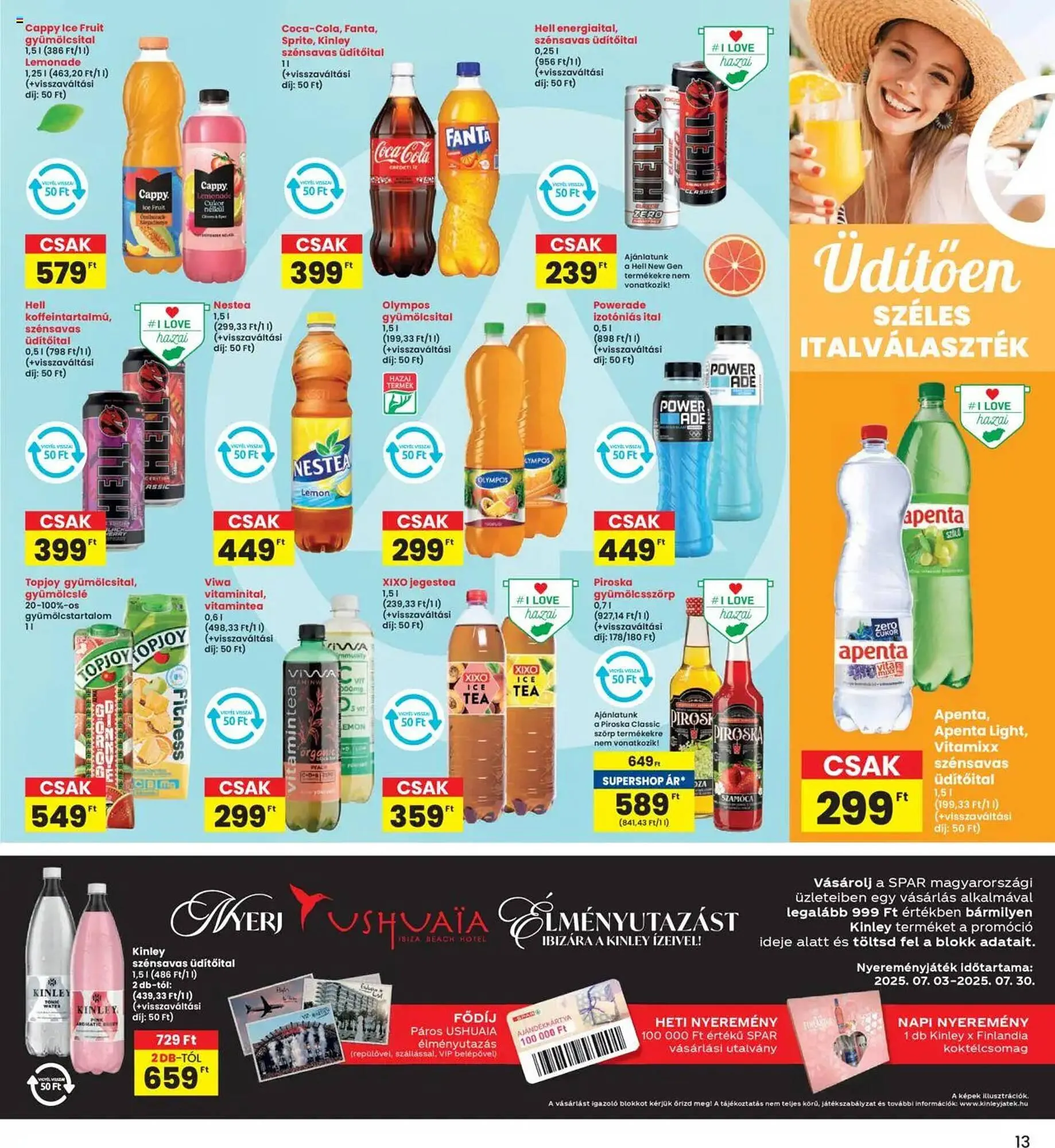 Katalógus Interspar akciós újság július 3.-tól július 9.-ig 2025. - Oldal 13