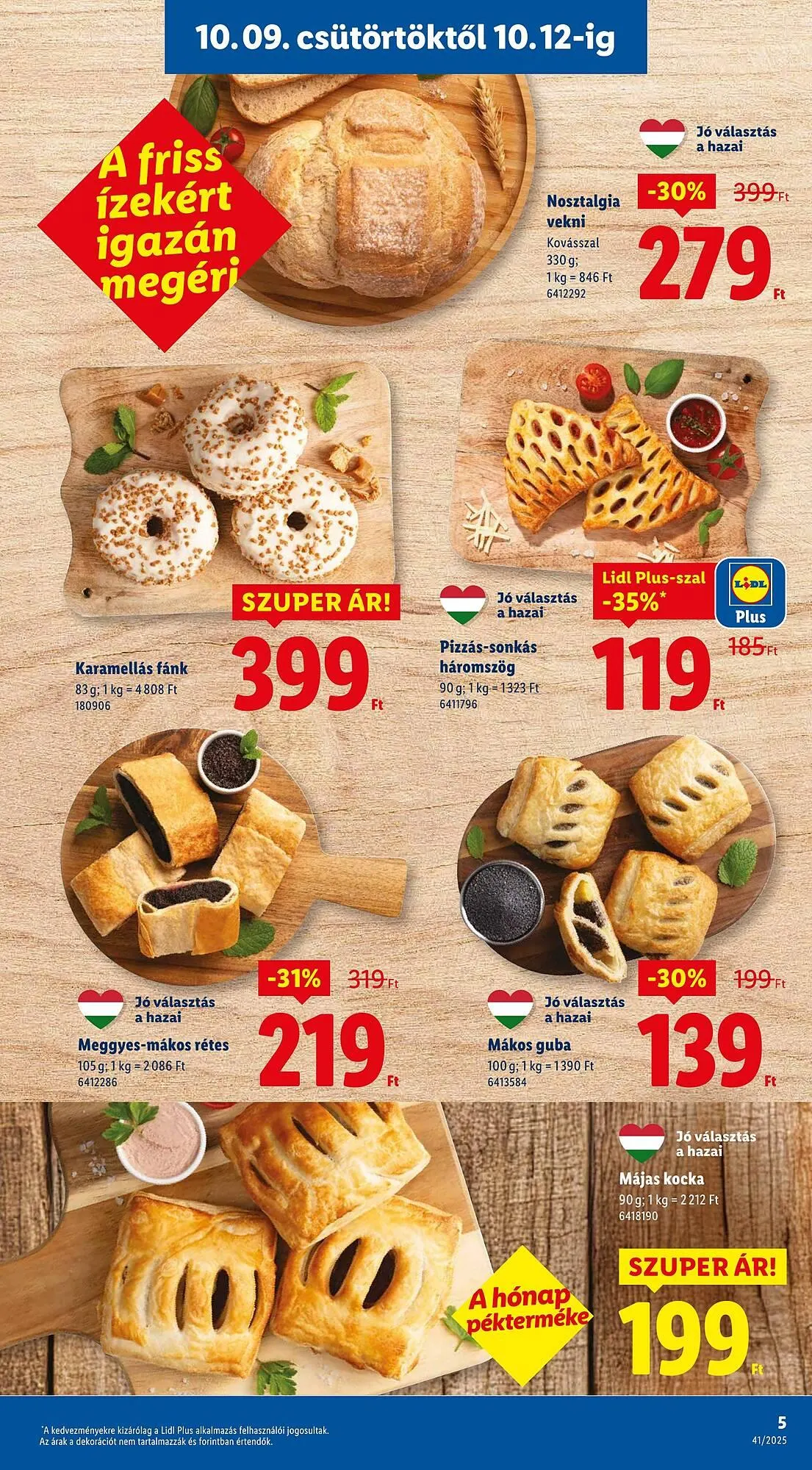 Katalógus Lidl akciós újság október 9.-tól október 15.-ig 2025. - Oldal 5