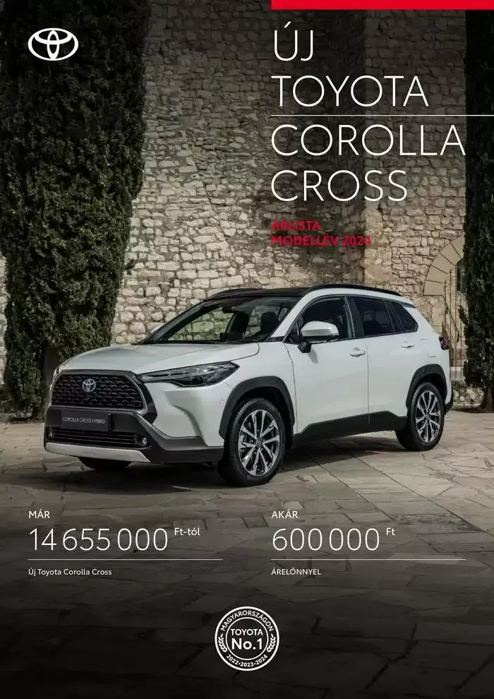 Katalógus Toyota Corolla Cross MY24 február 8.-tól február 8.-ig 2026. - Oldal 1