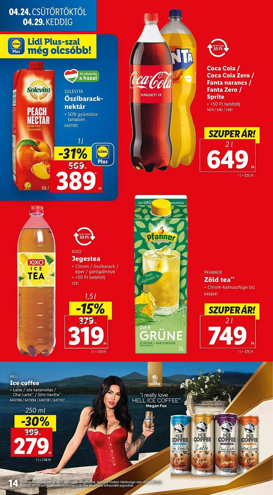 Katalógus Lidl akciós újság április 24.-tól április 29.-ig 2025. - Oldal 14