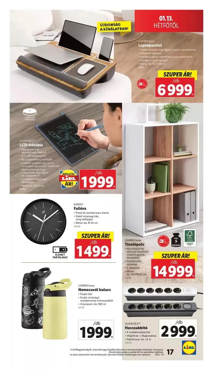 Katalógus Nonfood kínálatunk - 02. hét január 9.-tól január 15.-ig 2025. - Oldal 17