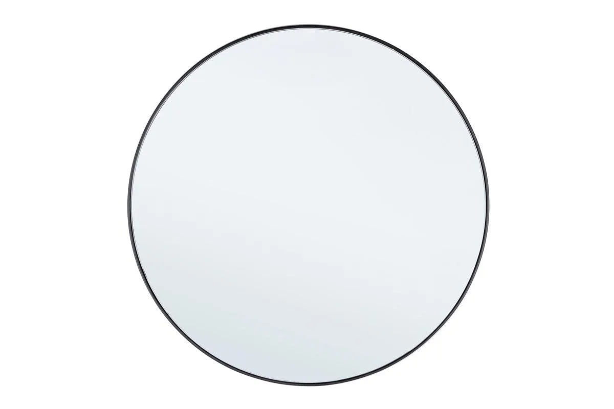 NUCLEOS fekete keretes tükör 70cm átmérő