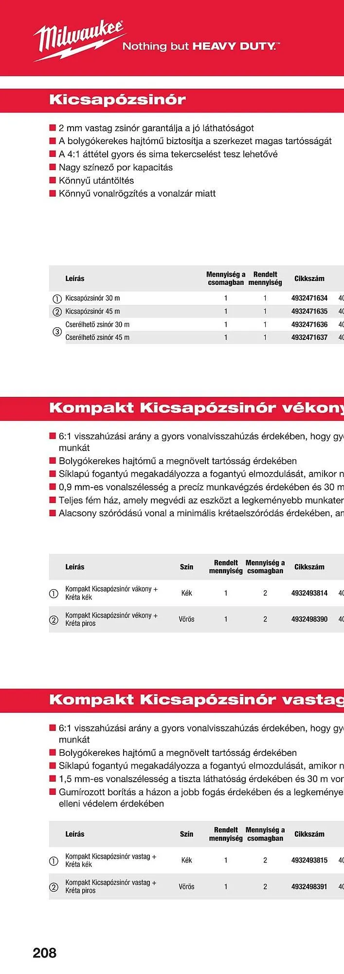 Katalógus Milwaukee akciós újság szeptember 16.-tól december 31.-ig 2025. - Oldal 414