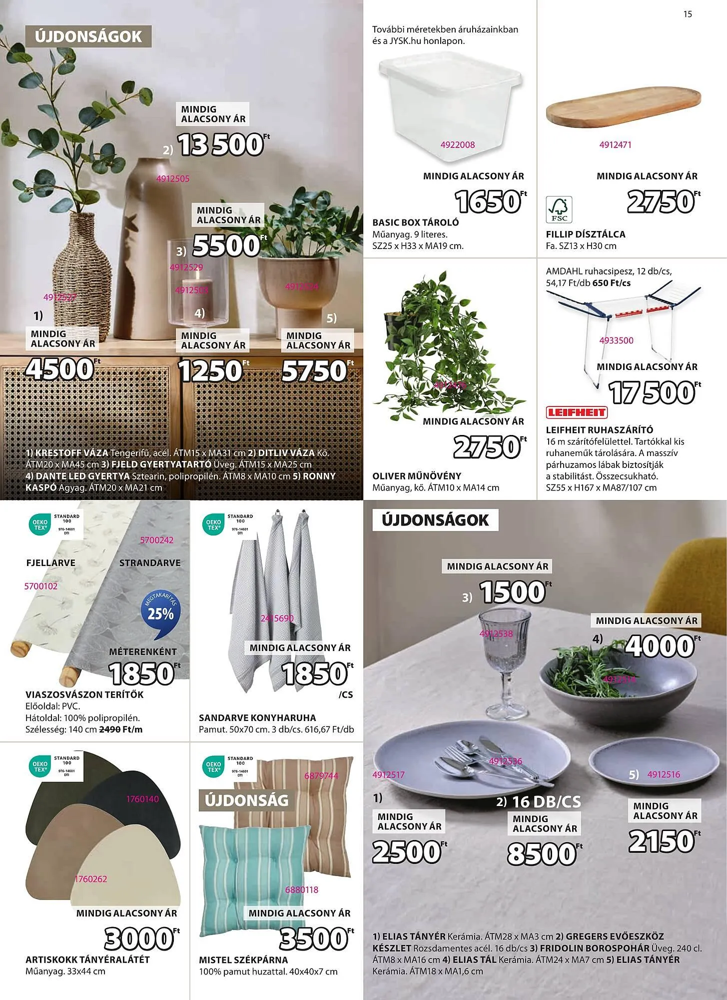 Katalógus JYSK akciós újság március 5.-tól április 8.-ig 2025. - Oldal 15