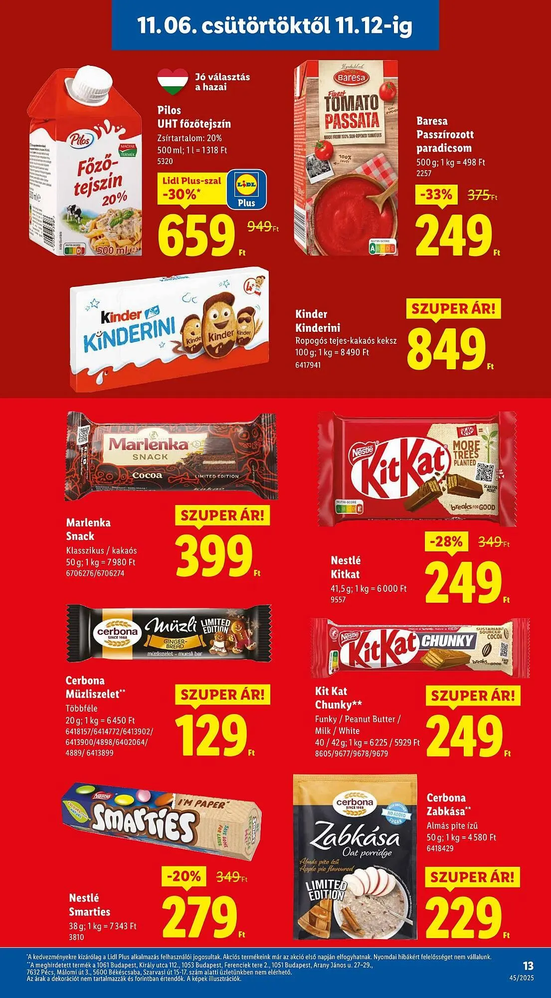 Katalógus Lidl akciós újság november 6.-tól november 12.-ig 2025. - Oldal 13