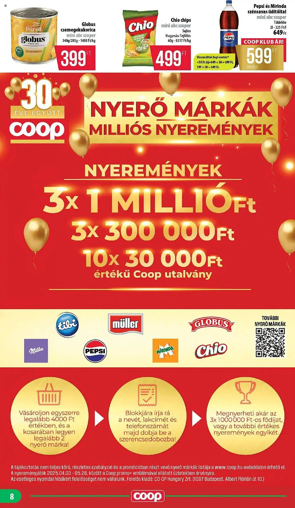 Katalógus Coop akciós újság április 17.-tól április 23.-ig 2025. - Oldal 8