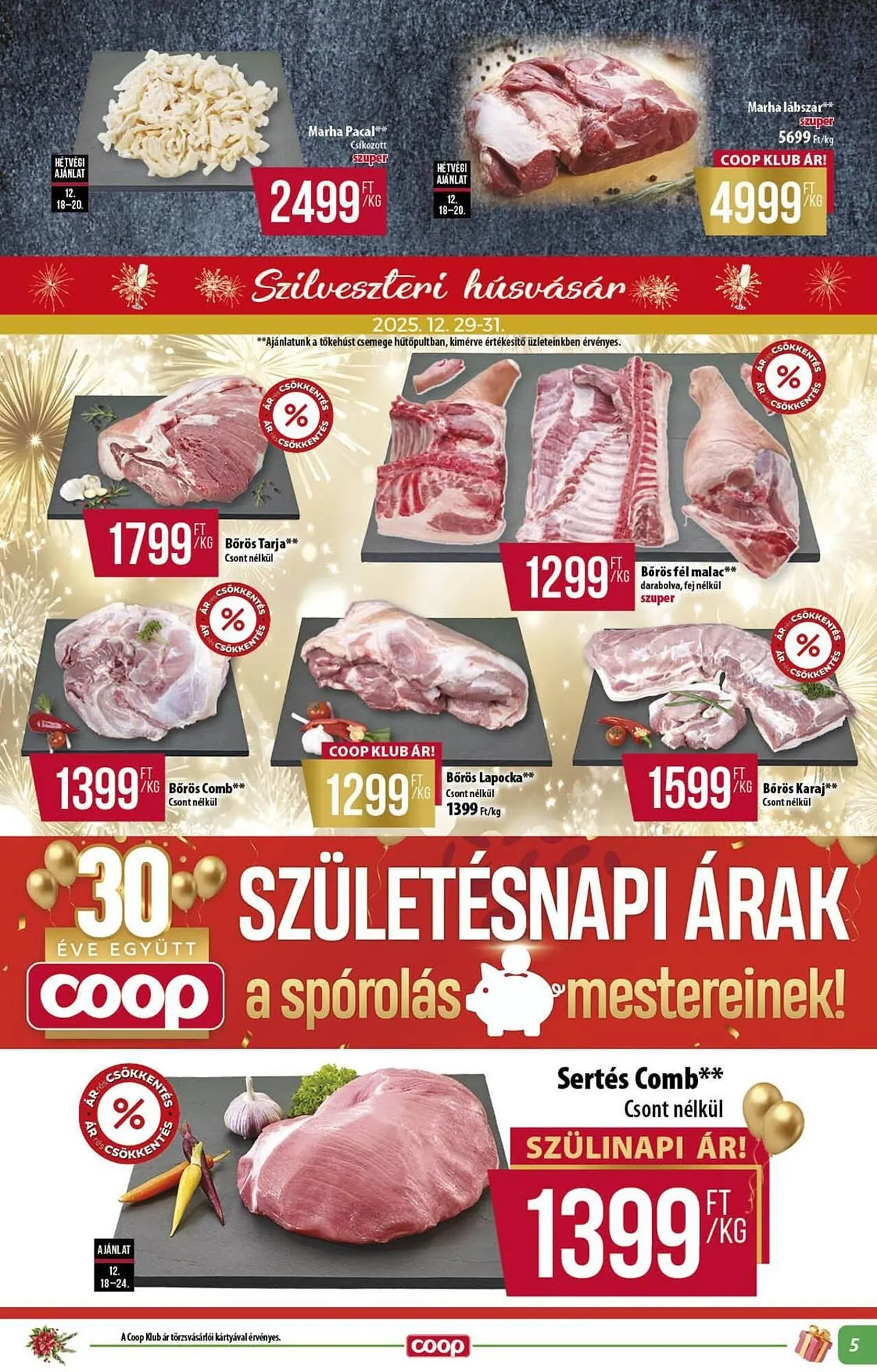 Katalógus Coop akciós újság december 18.-tól december 31.-ig 2025. - Oldal 5