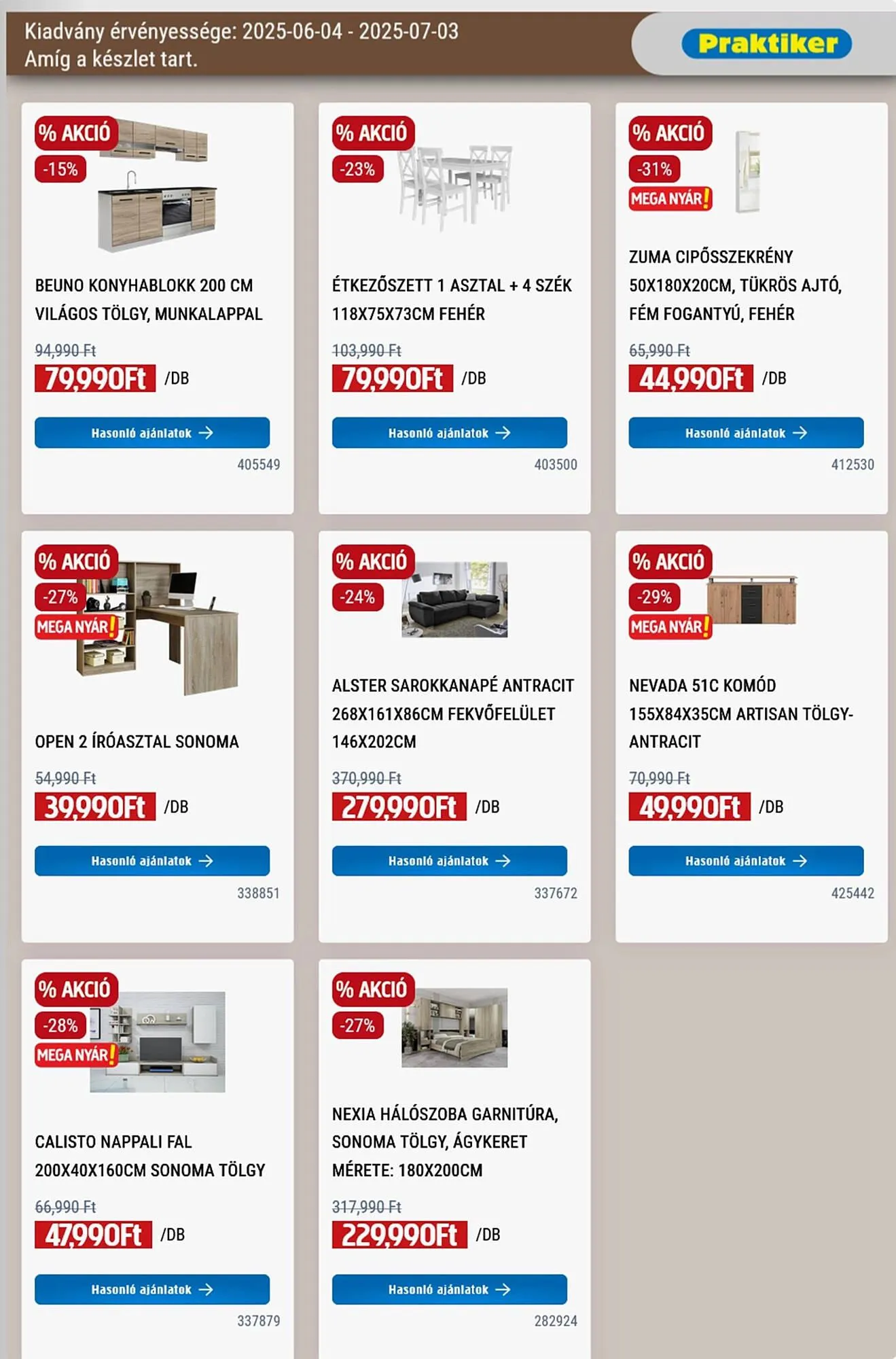 Katalógus Praktiker akciós újság június 4.-tól július 3.-ig 2025. - Oldal 31