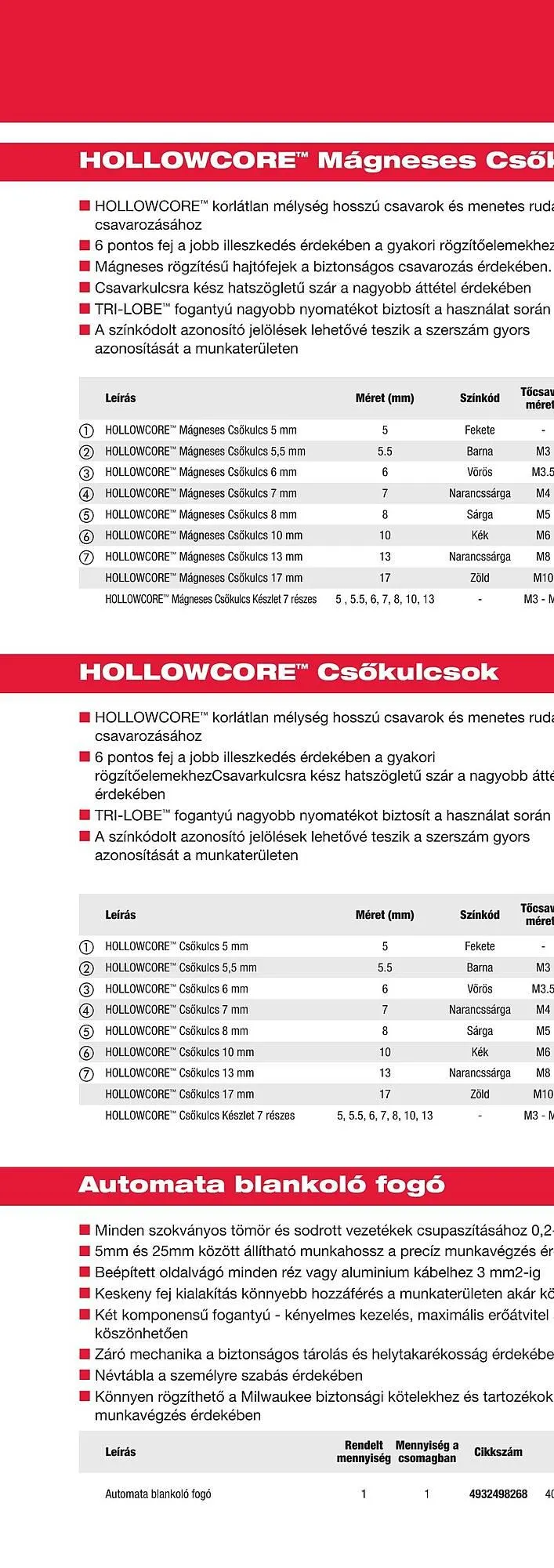 Katalógus Milwaukee akciós újság szeptember 16.-tól december 31.-ig 2025. - Oldal 464