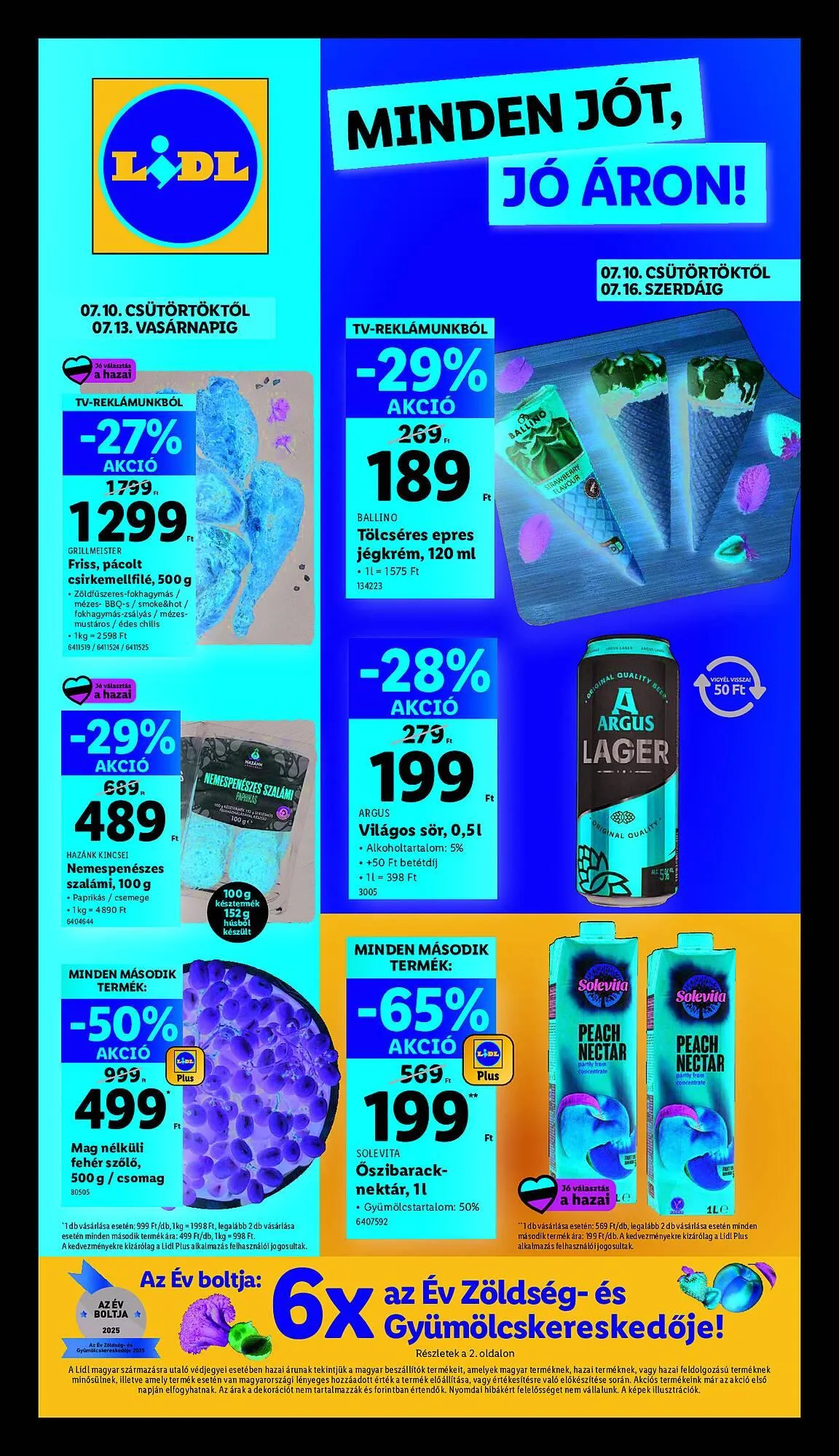 Katalógus Lidl akciós újság július 10.-tól július 16.-ig 2025. - Oldal 1
