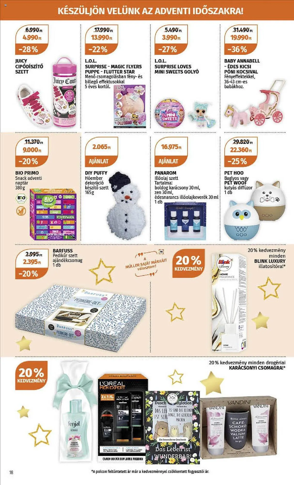 Katalógus Müller akciós újság november 27.-tól december 3.-ig 2023. - Oldal 18