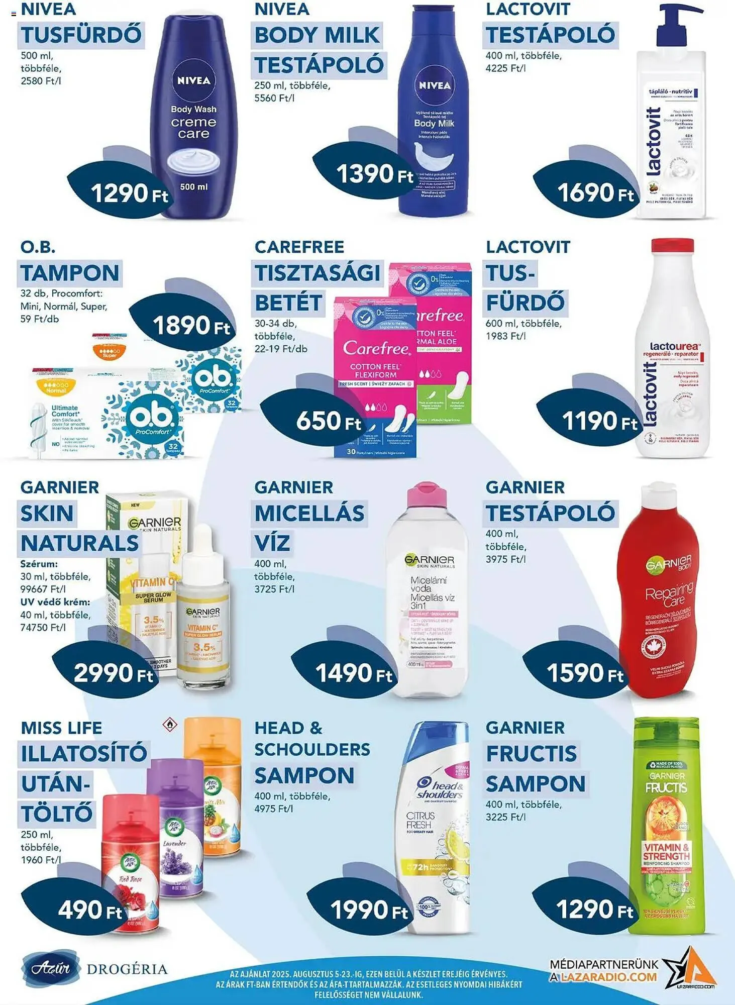 Katalógus Azúr akciós újság augusztus 5.-tól augusztus 23.-ig 2025. - Oldal 4