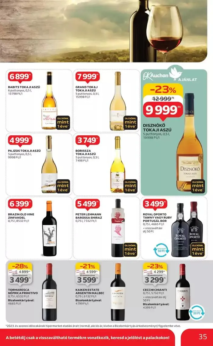 Katalógus Catalog Auchan október 28.-tól november 6.-ig 2024. - Oldal 35