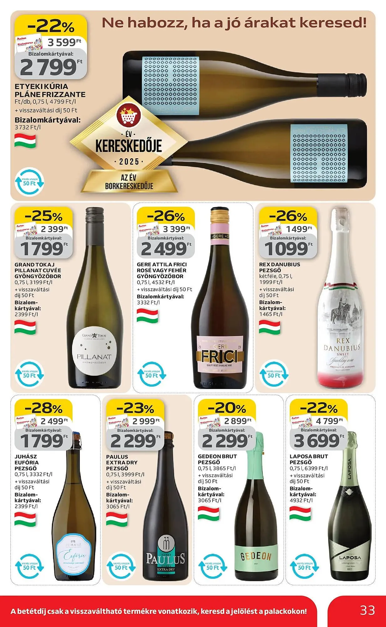 Katalógus Auchan akciós újság február 19.-tól február 25.-ig 2026. - Oldal 33