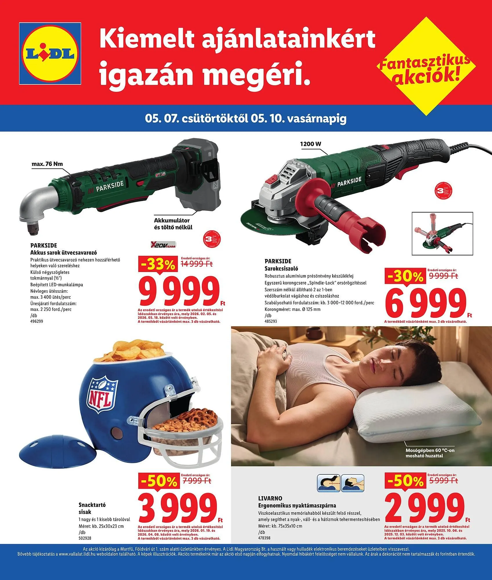 Katalógus Lidl akciós újság május 7.-tól május 10.-ig 2026. - Oldal 4
