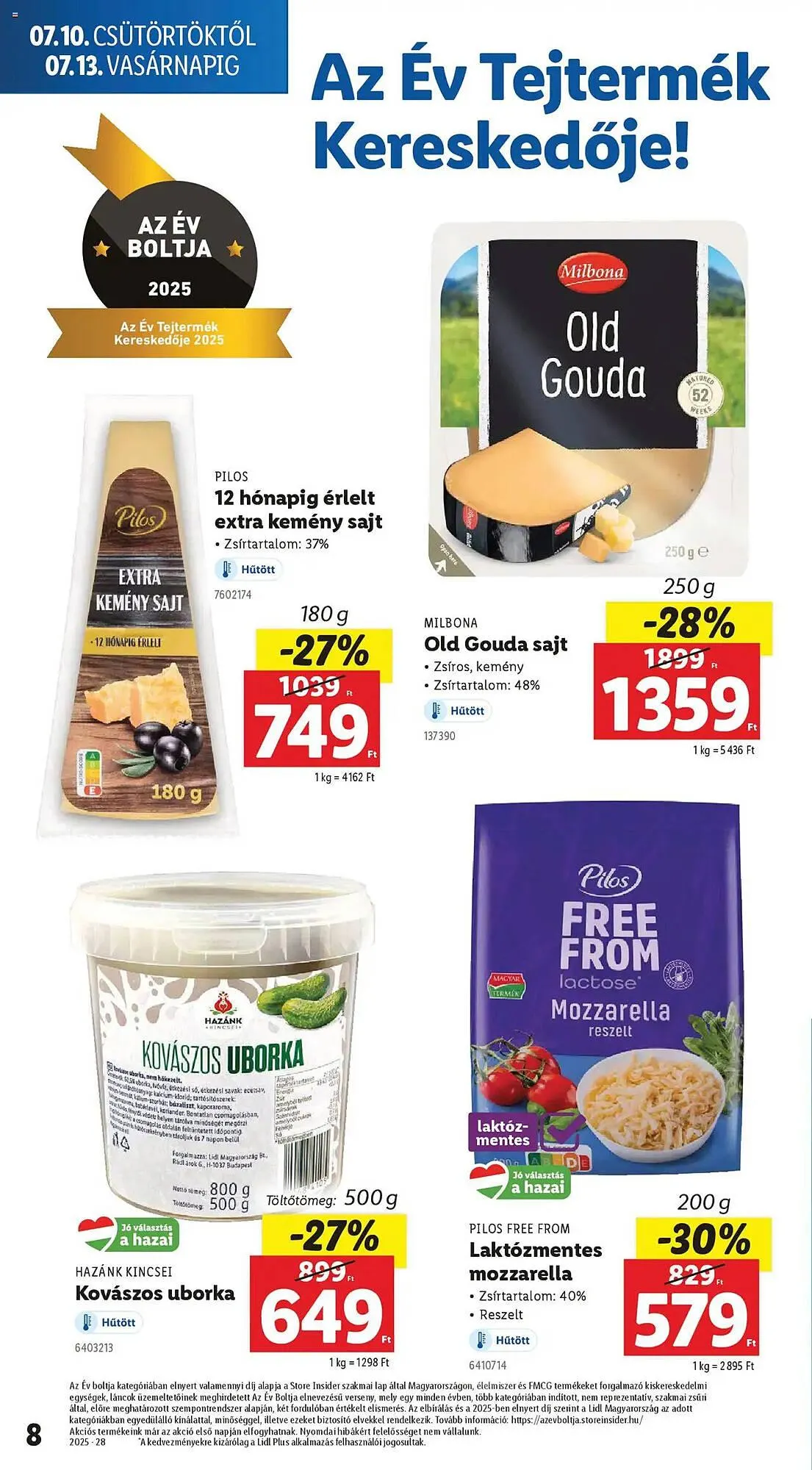 Katalógus Lidl akciós újság július 10.-tól július 16.-ig 2025. - Oldal 8