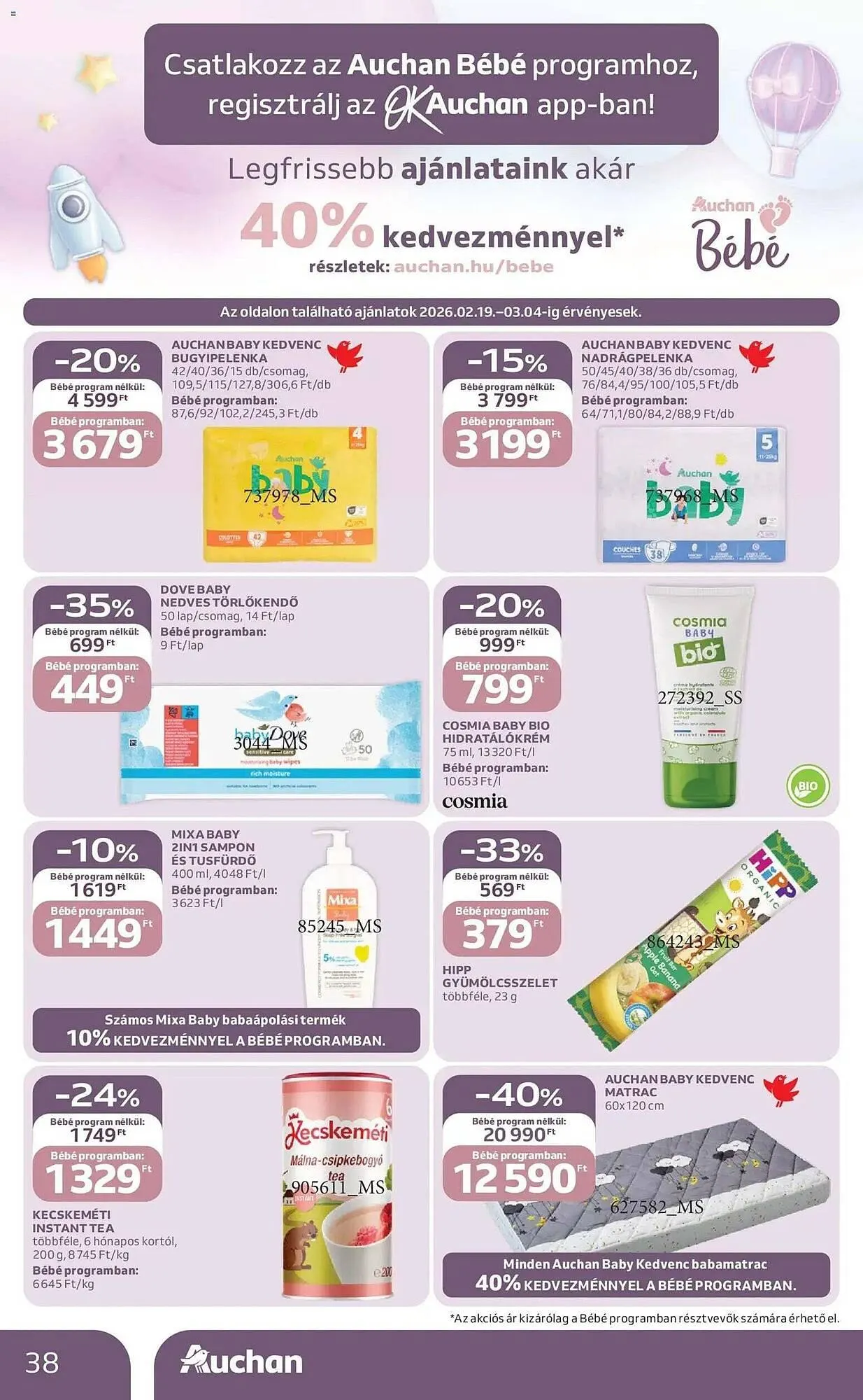 Katalógus Auchan akciós újság február 19.-tól február 25.-ig 2026. - Oldal 38
