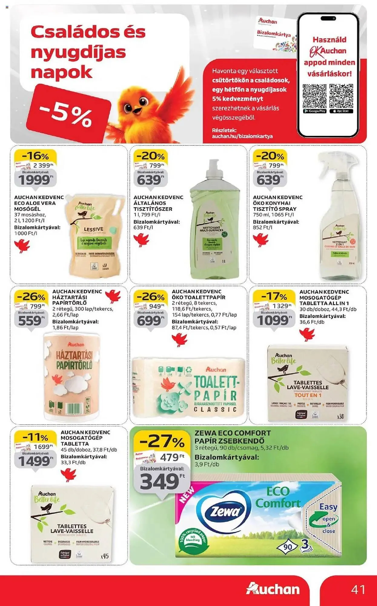 Katalógus Auchan akciós újság szeptember 4.-tól szeptember 10.-ig 2025. - Oldal 41
