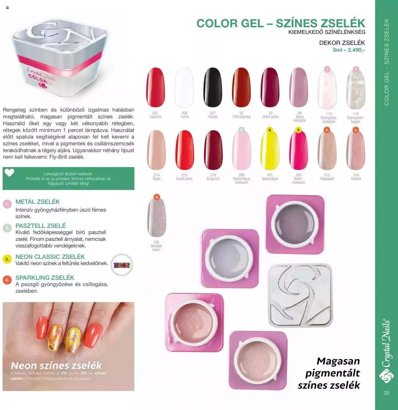 Katalógus Crystal Nails - Nagykatalógus 22/23 március 8.-tól december 31.-ig 2023. - Oldal 35