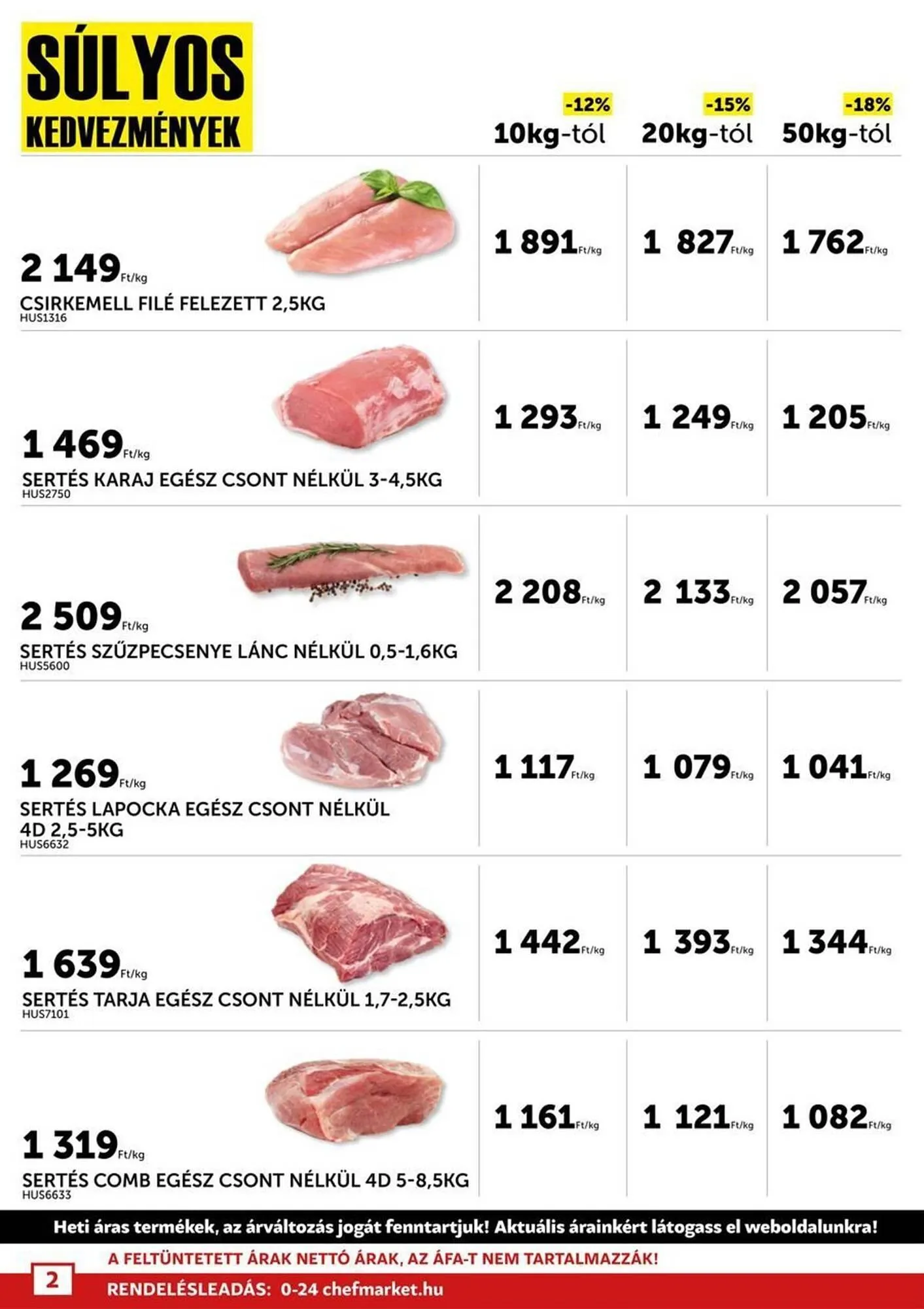 Katalógus Chef Market akciós újság március 1.-tól március 31.-ig 2026. - Oldal 2