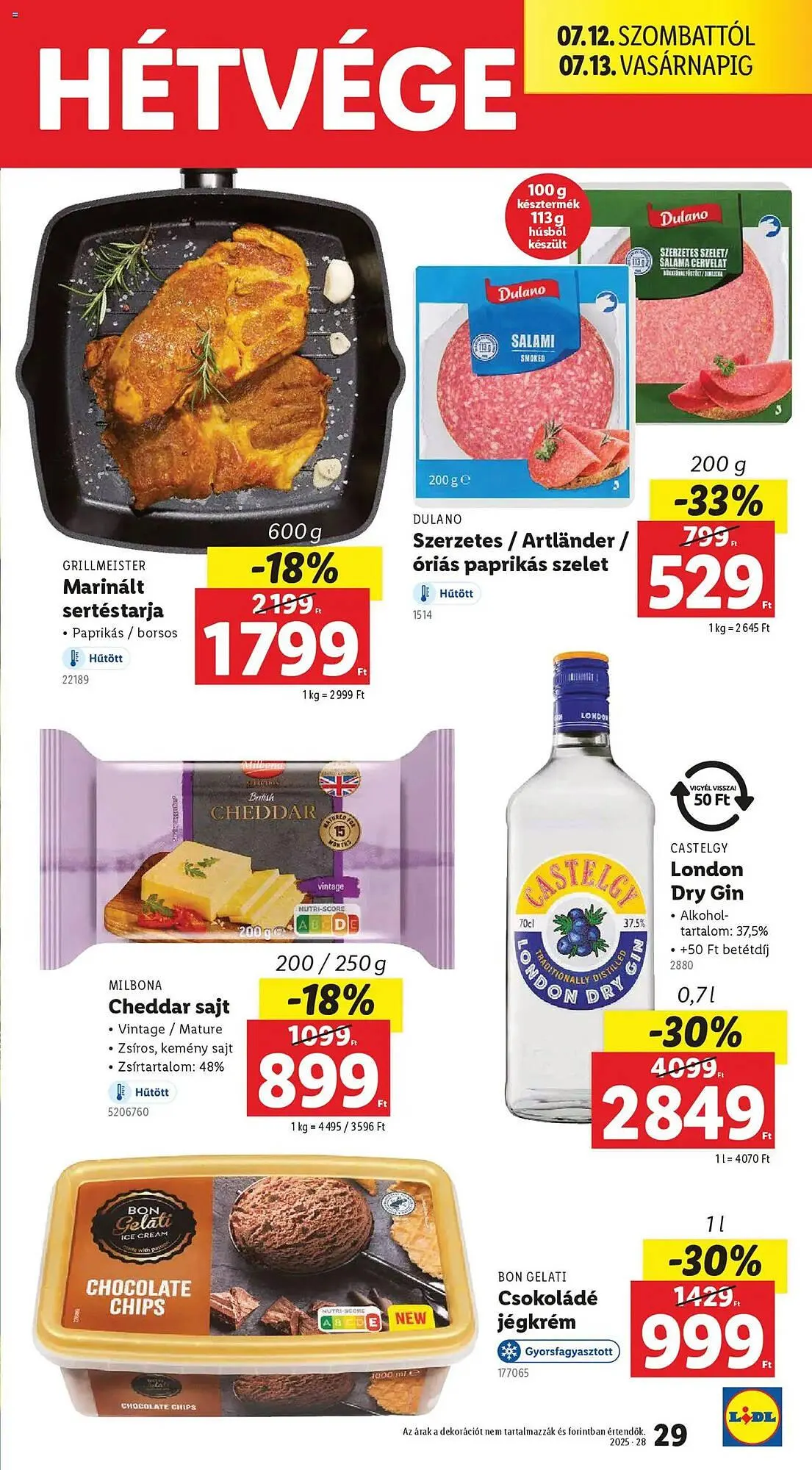 Katalógus Lidl akciós újság július 10.-tól július 16.-ig 2025. - Oldal 29
