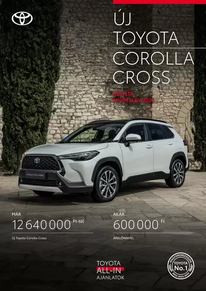 Katalógus Toyota Corolla Cross MY24 január 11.-tól január 11.-ig 2026. - Oldal 1