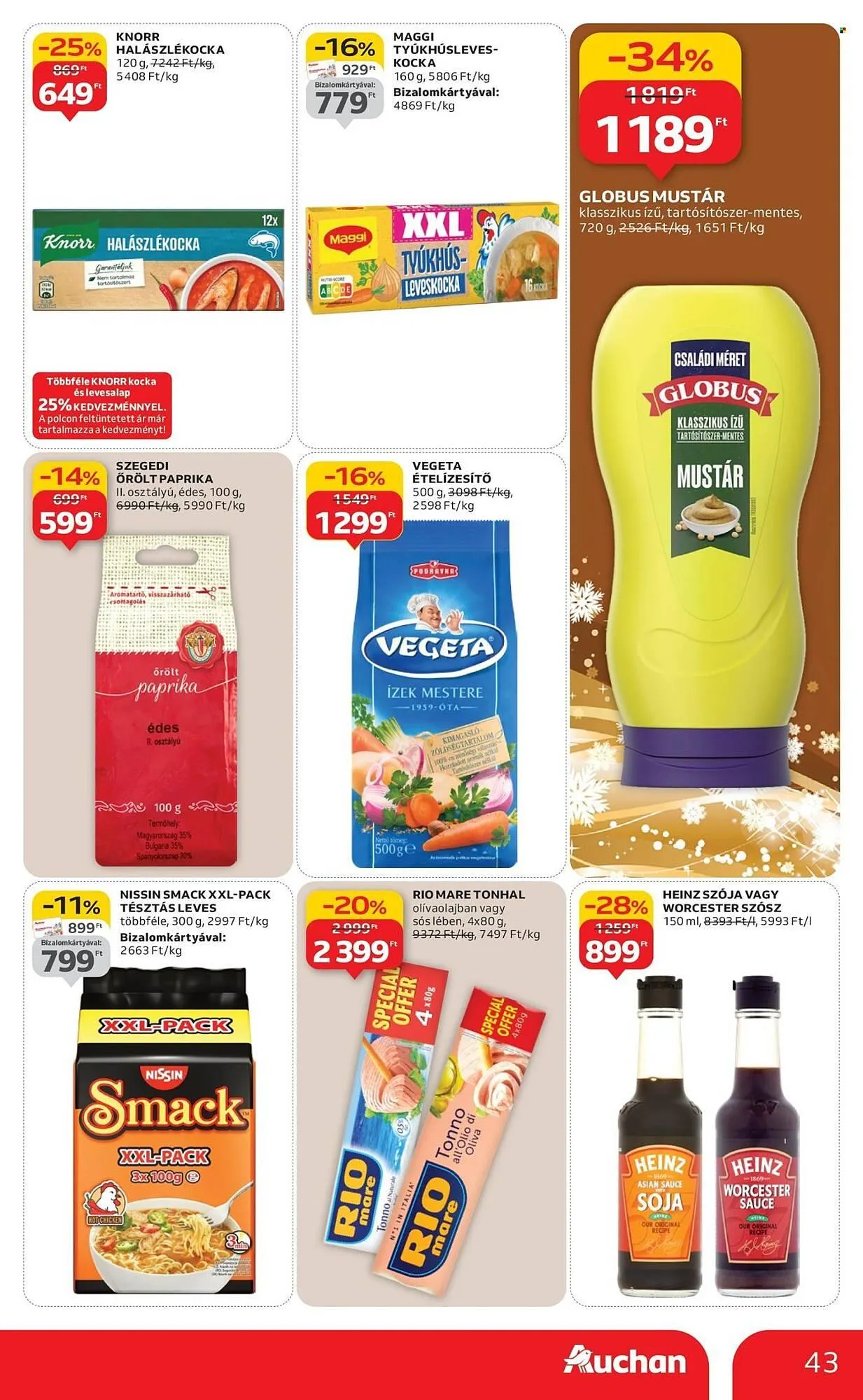 Katalógus Auchan akciós újság december 4.-tól december 10.-ig 2025. - Oldal 43