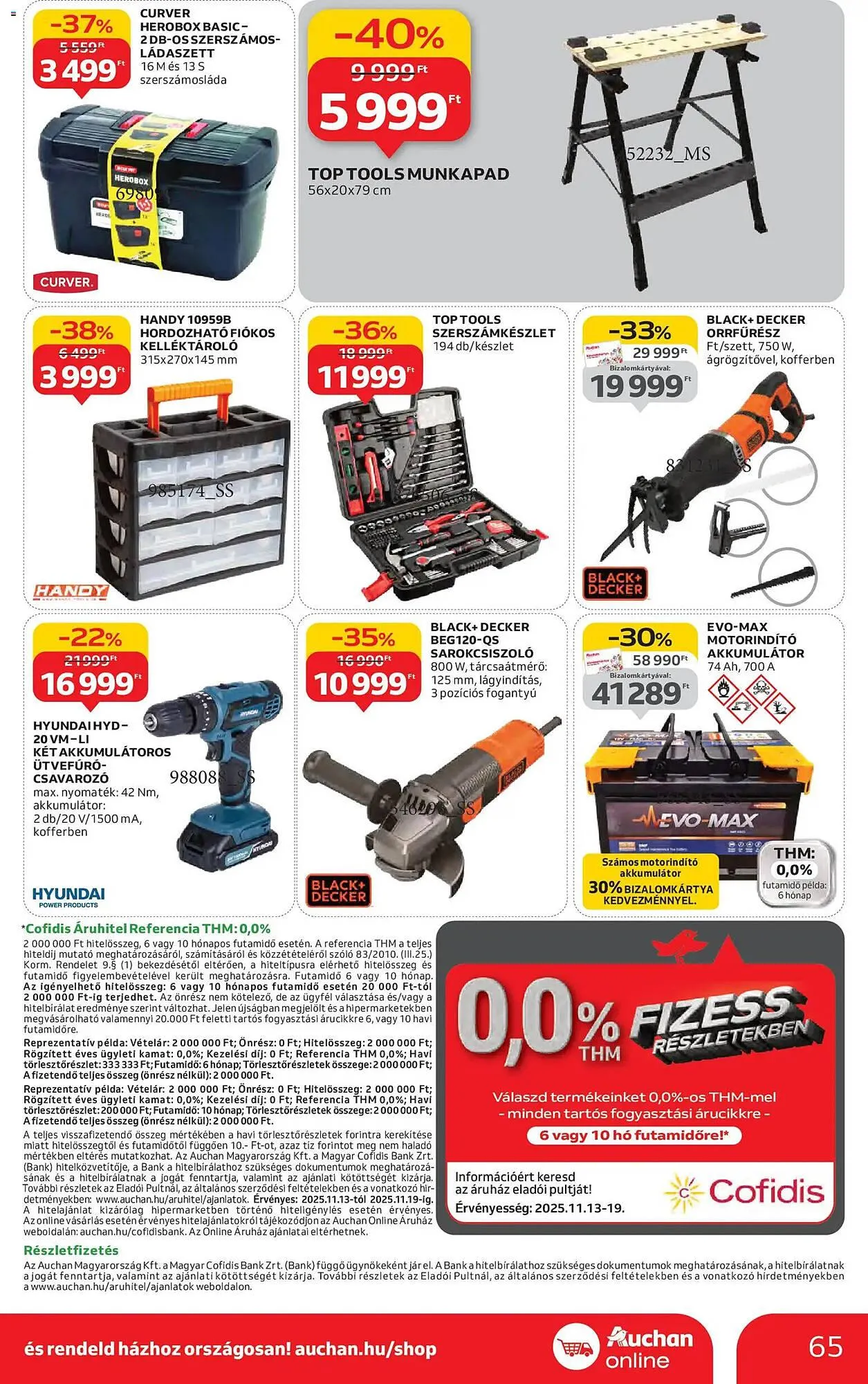 Katalógus Auchan akciós újság november 13.-tól november 19.-ig 2025. - Oldal 65
