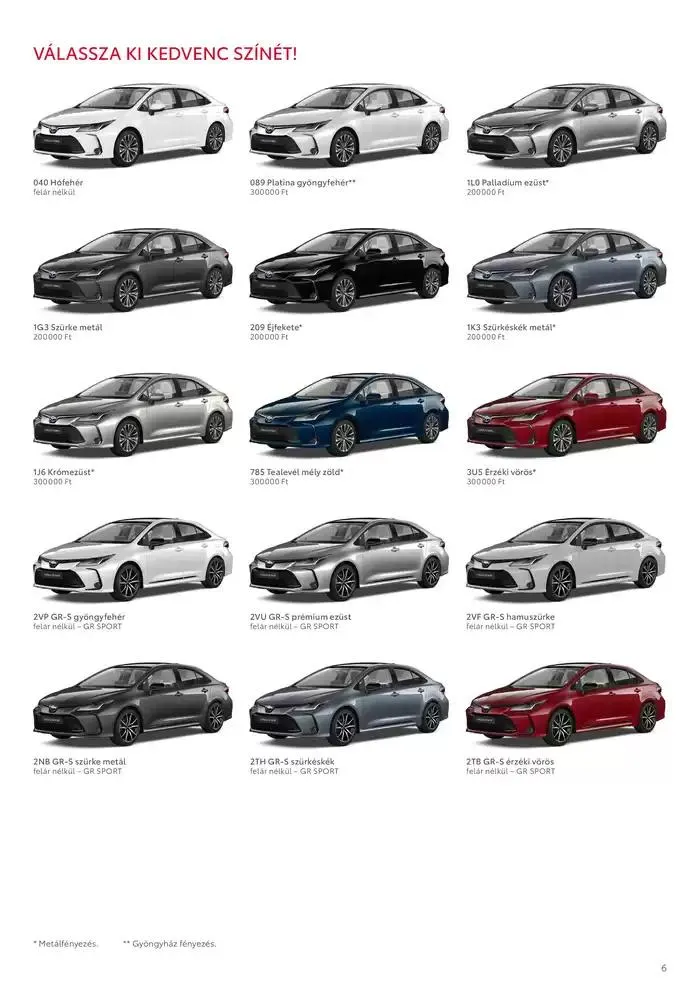 Katalógus Toyota Corolla Sedan november 19.-tól november 19.-ig 2025. - Oldal 6