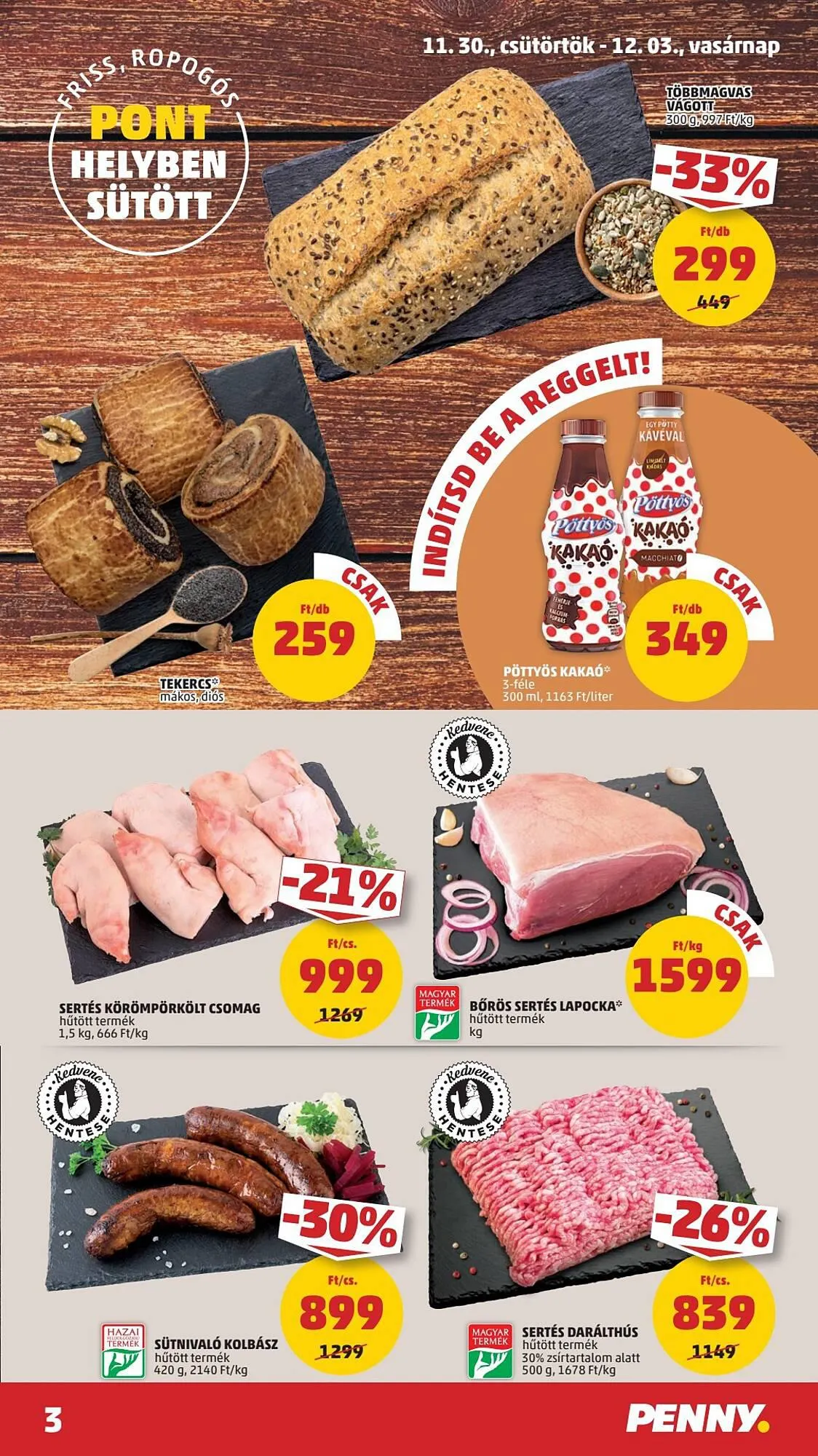 Katalógus PENNY akciós újság november 30.-tól december 6.-ig 2023. - Oldal 3