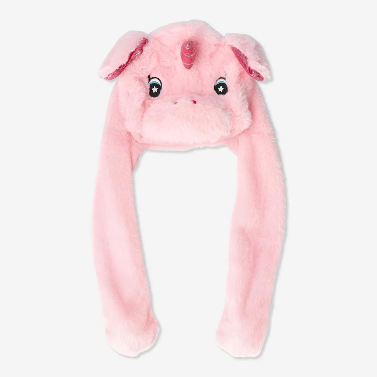 Egyszarvú sapka mozgó fülekkel. Gyerekeknek