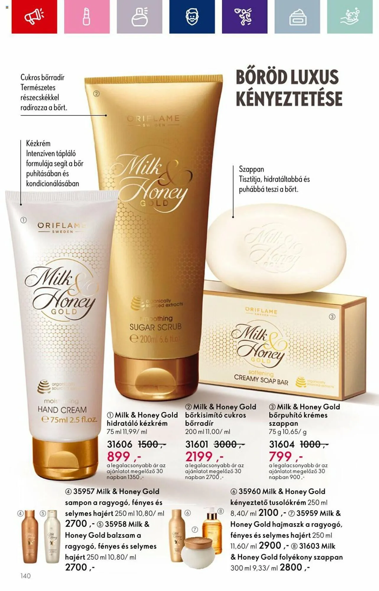 Katalógus Oriflame akciós újság augusztus 30.-tól szeptember 19.-ig 2023. - Oldal 140