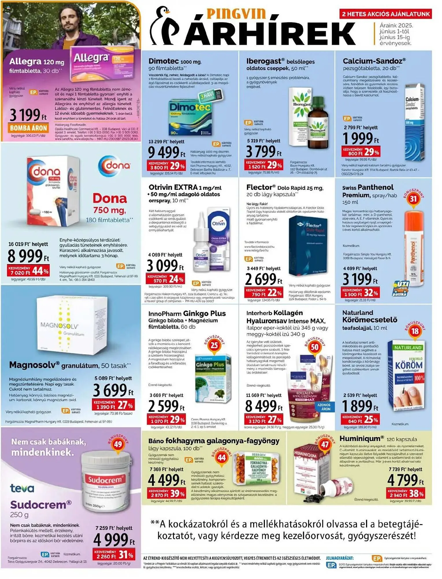 Katalógus Pingvin Patika akciós újság június 1.-tól június 15.-ig 2025. - Oldal 2