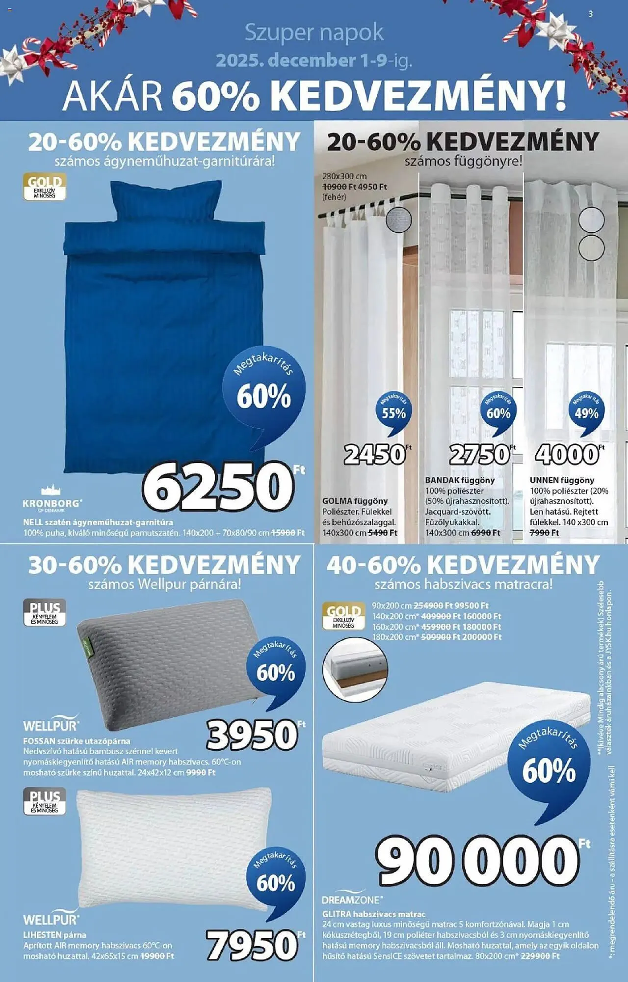 Katalógus JYSK akciós újság december 1.-tól december 30.-ig 2025. - Oldal 3