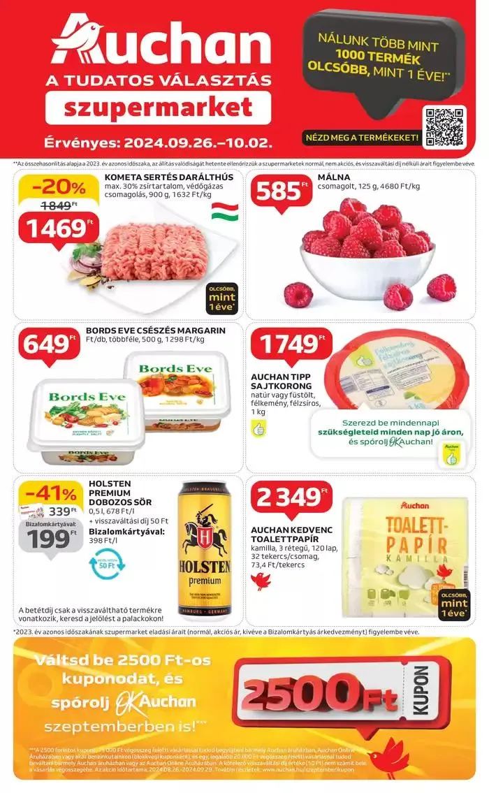 Katalógus Takarítson meg most ajánlatainkkal szeptember 23.-tól október 2.-ig 2024. - Oldal 1