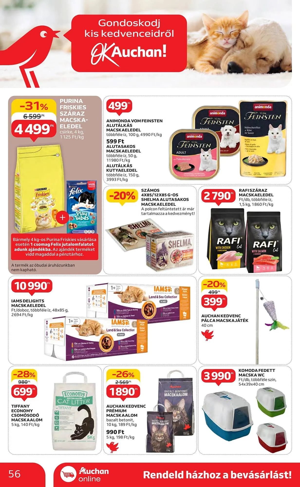 Katalógus Auchan akciós újság május 8.-tól május 14.-ig 2025. - Oldal 56