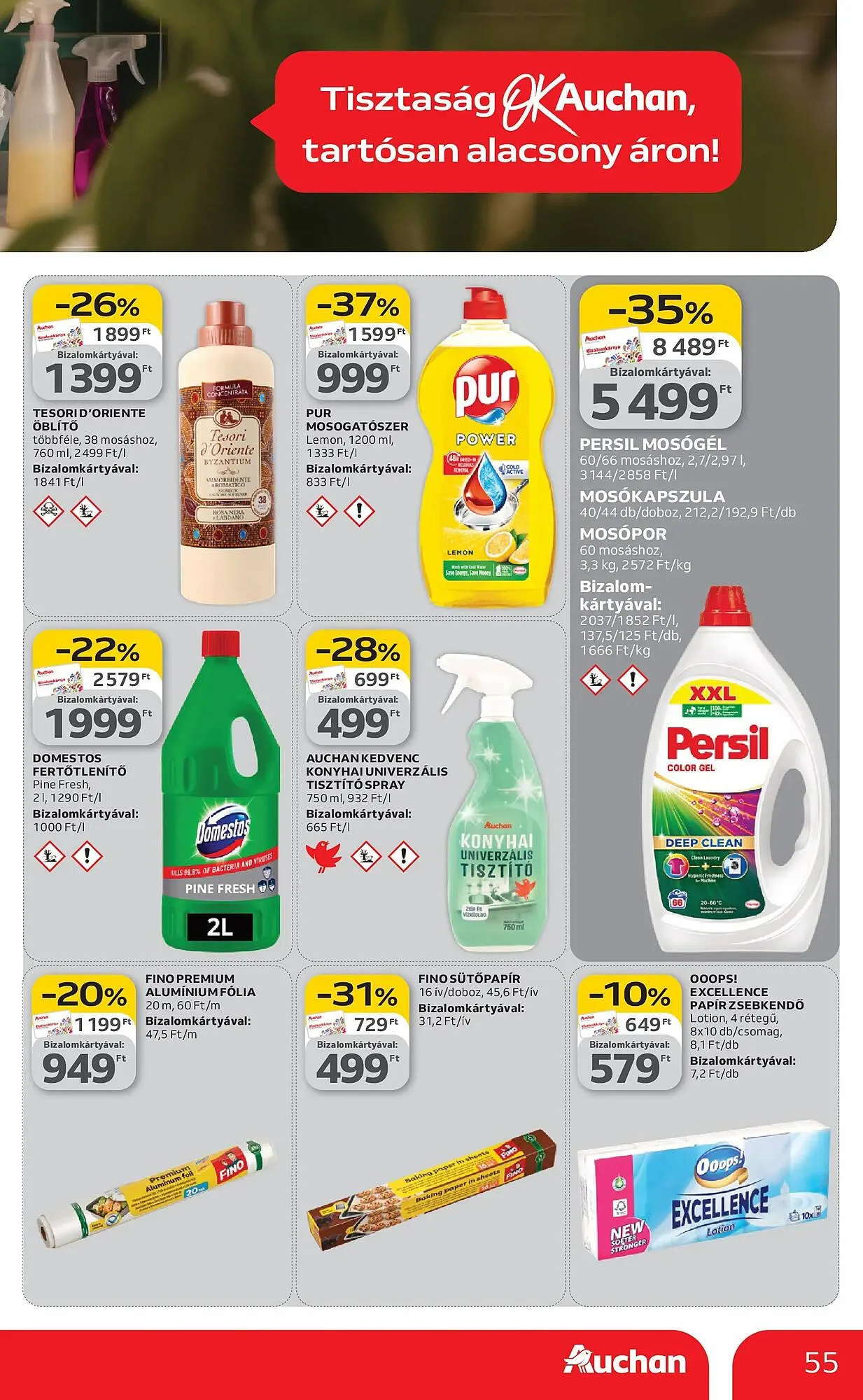 Katalógus Auchan akciós újság március 12.-tól március 18.-ig 2026. - Oldal 55