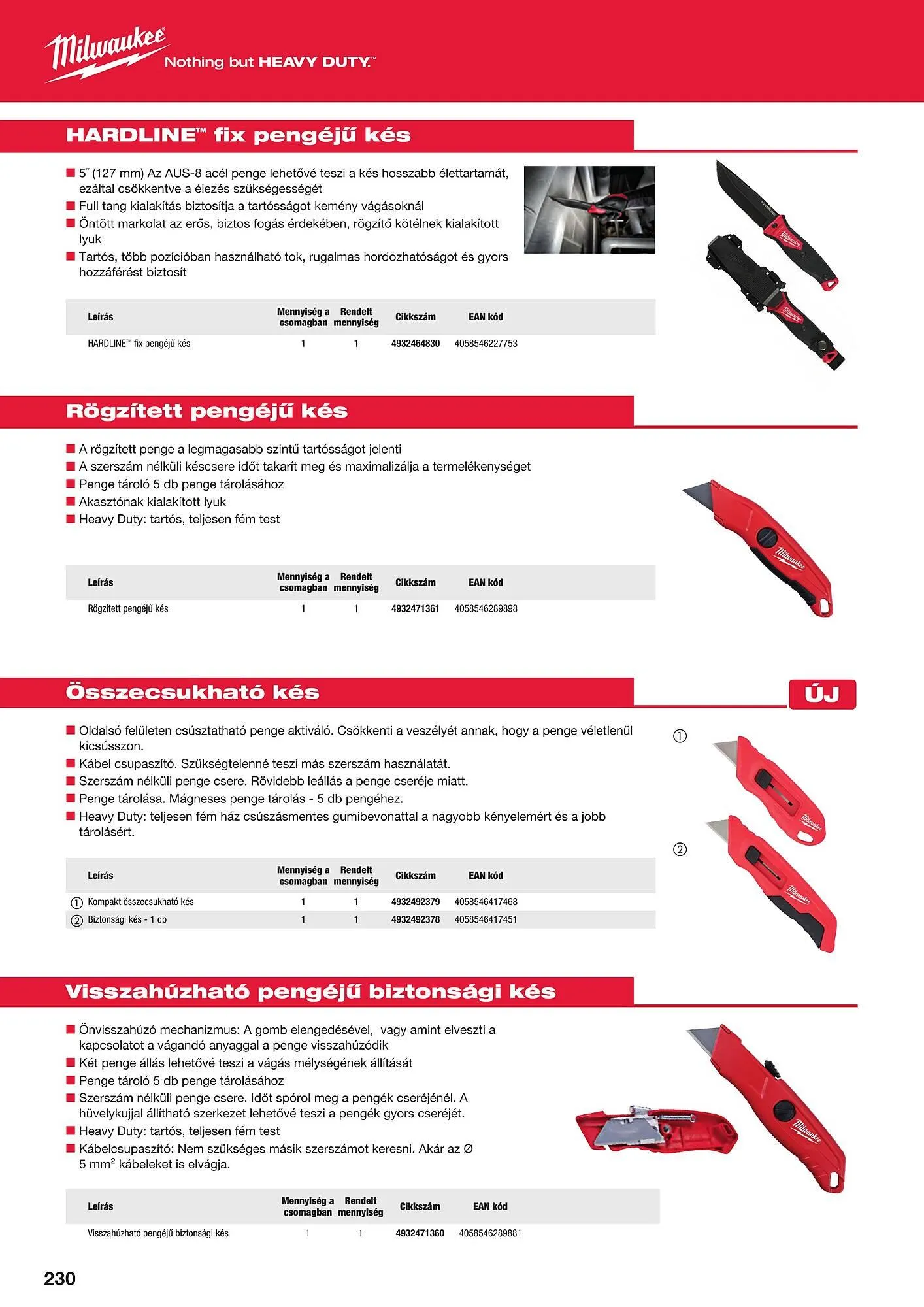 Katalógus Milwaukeetool akciós újság augusztus 14.-tól december 31.-ig 2024. - Oldal 230