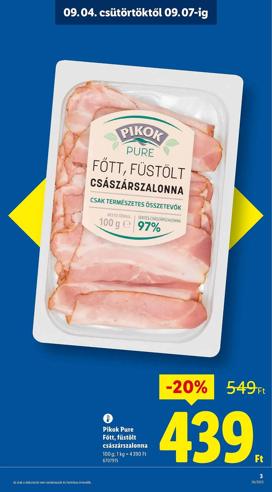 Katalógus Pick-Lidl Nyereményjáték 2025.09.24 akciós újság szeptember 4.-tól szeptember 10.-ig 2025. - Oldal 3