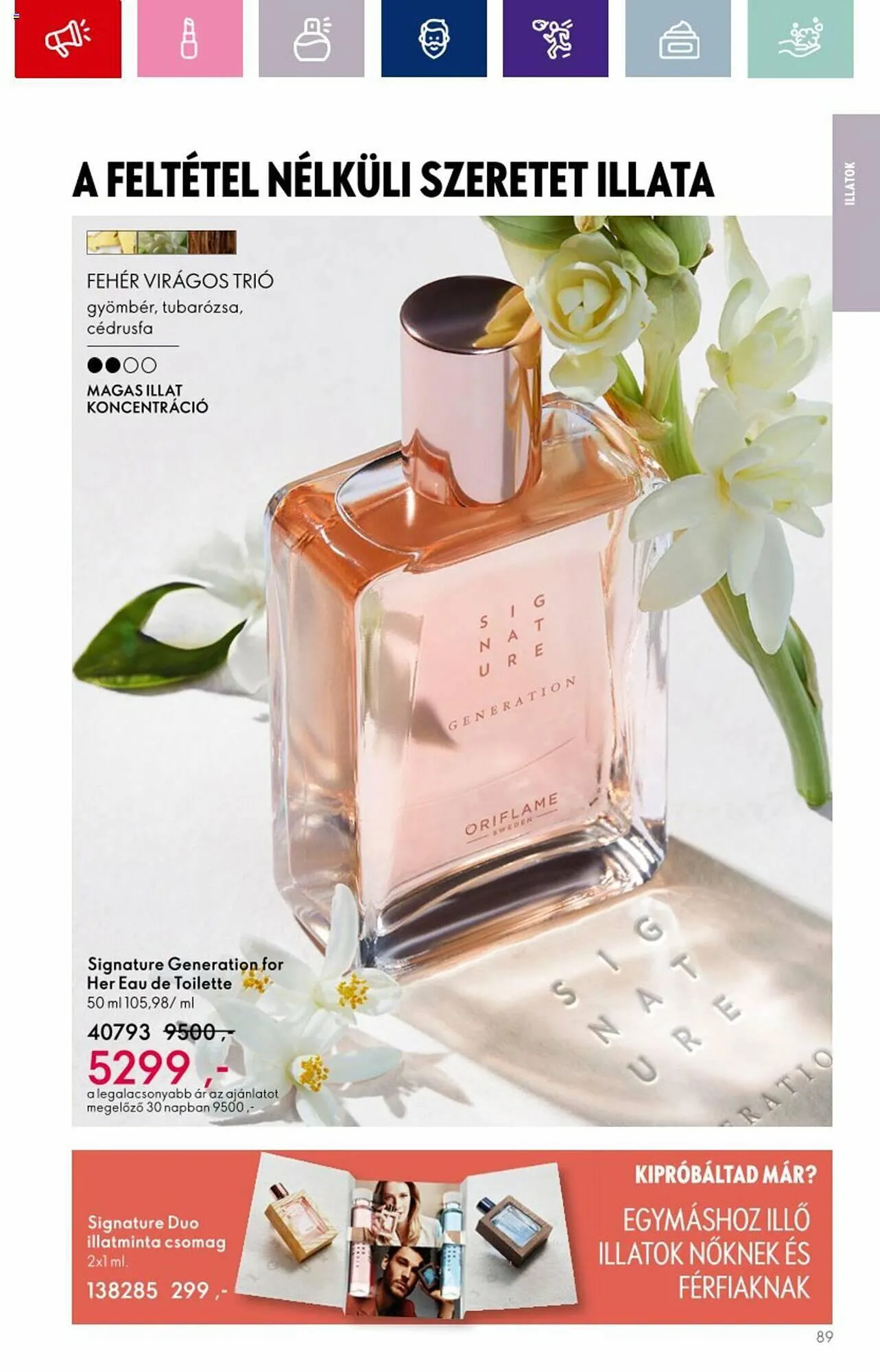 Katalógus Oriflame akciós újság augusztus 30.-tól szeptember 19.-ig 2023. - Oldal 89