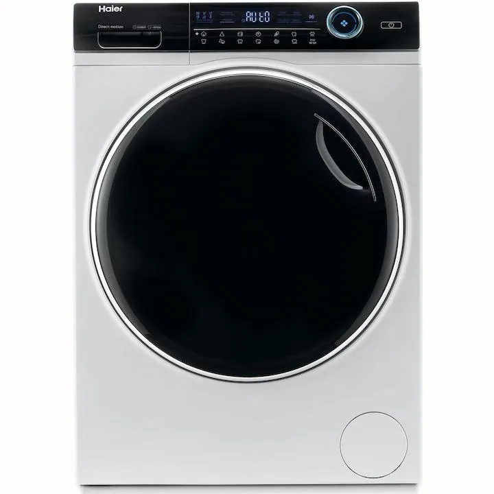 Haier HWD80-B14979-S Mosó-szárítógép, 8 kg mosás, 5 kg szárítás, 1400 ford/perc, Direct Motion Motor, Slim, iRefresh, ABT, Dual Spray, Pillow Drum, Smart Detecting, A energiaosztály, Fehér