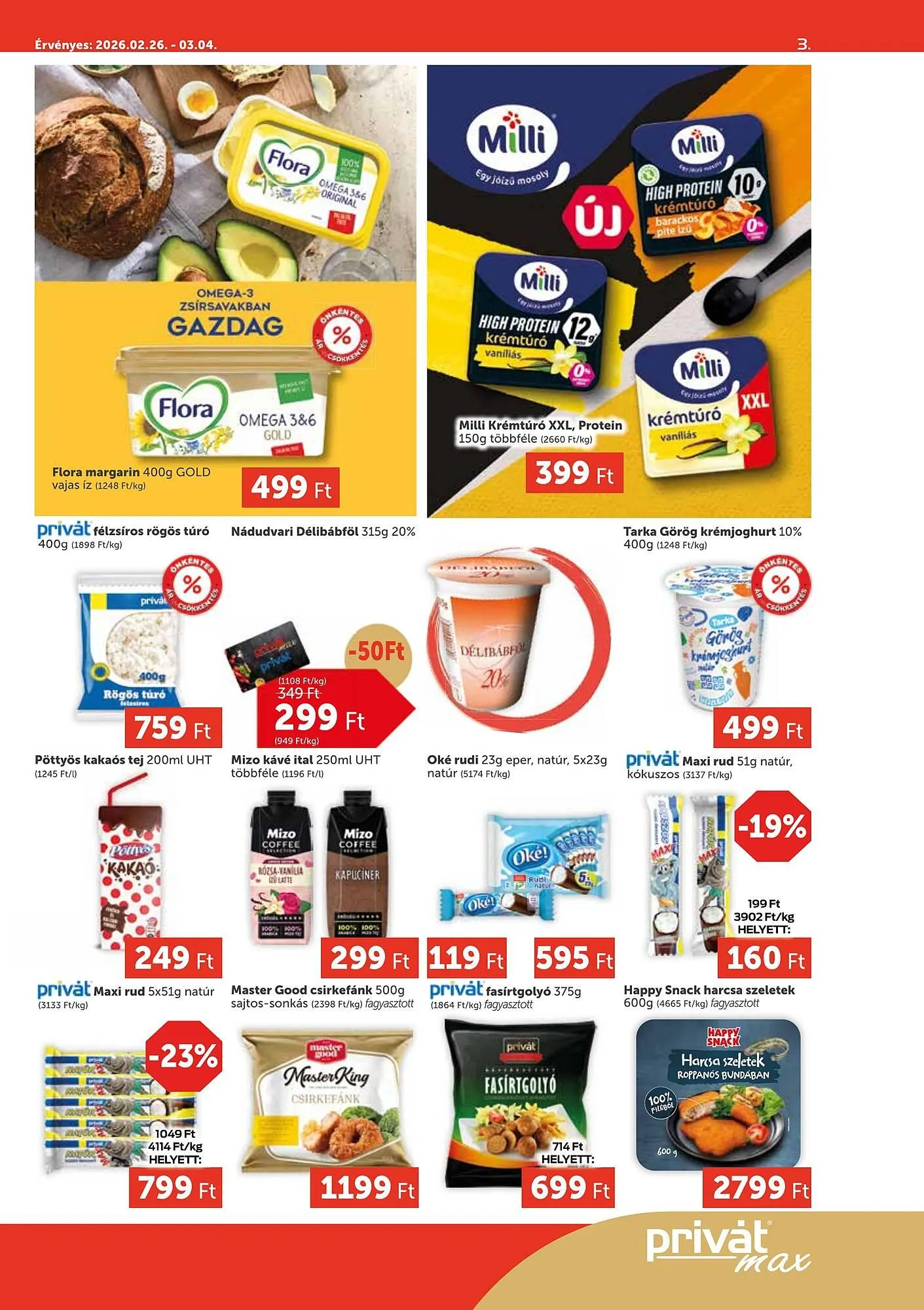 Katalógus PRIVÁT akciós újság február 26.-tól március 4.-ig 2026. - Oldal 3