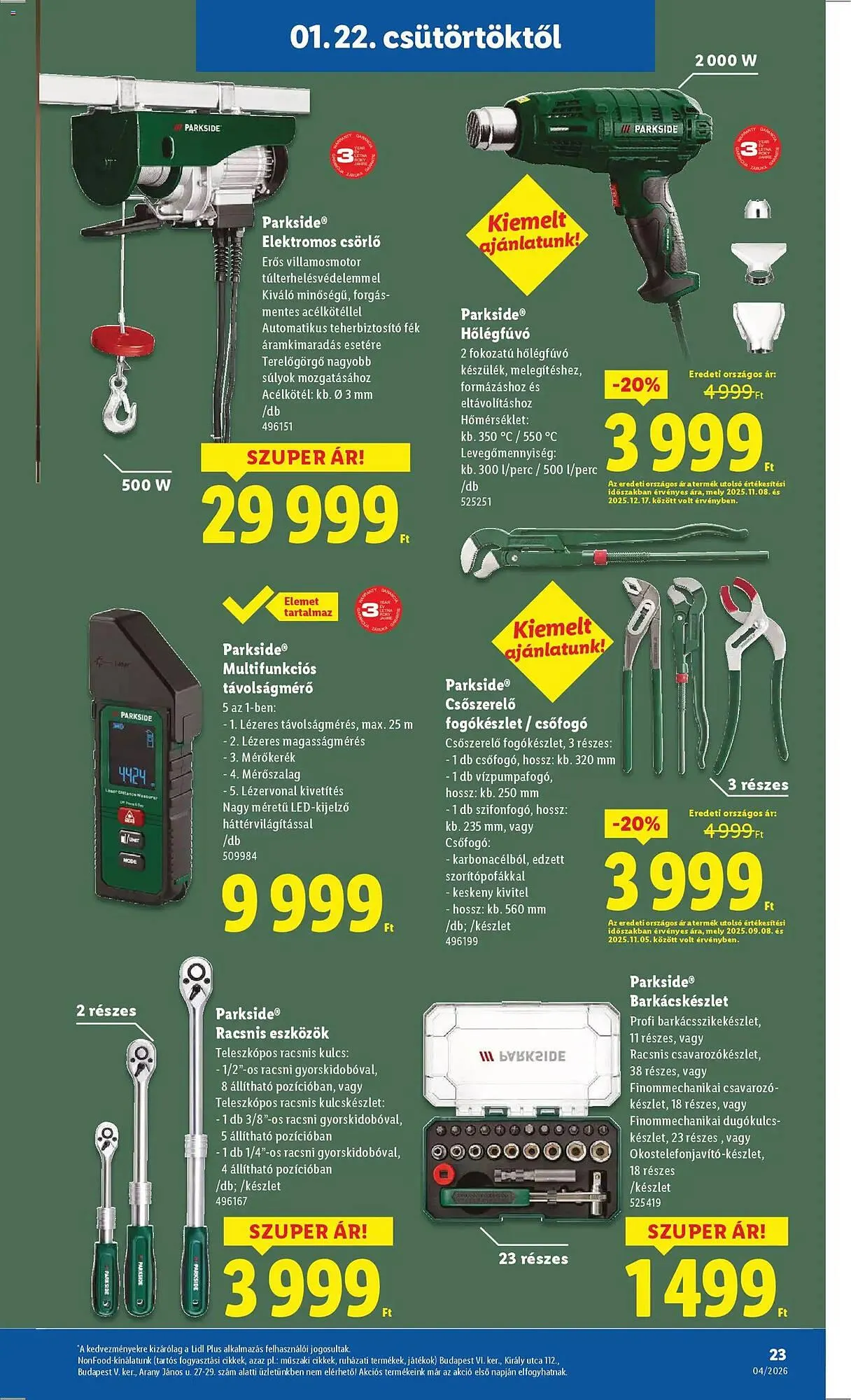 Katalógus Lidl akciós újság január 22.-tól január 28.-ig 2026. - Oldal 23
