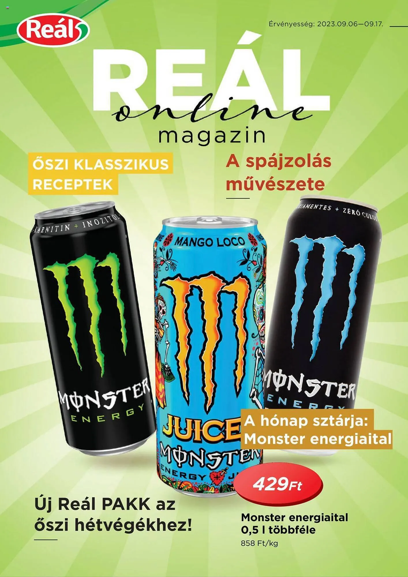 Katalógus Real akciós újság szeptember 6.-tól szeptember 17.-ig 2023. - Oldal 1