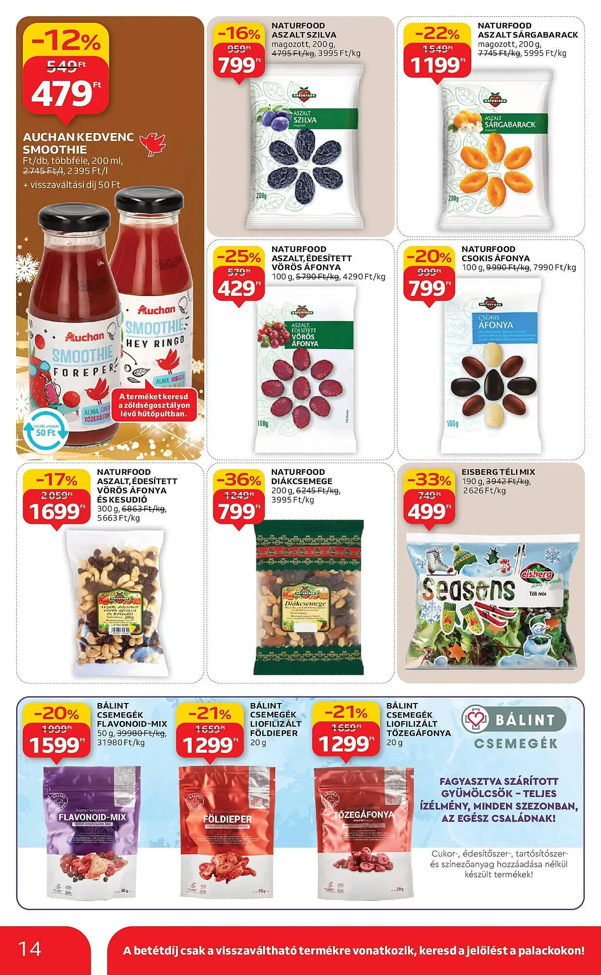 Katalógus Auchan akciós újság december 4.-tól december 10.-ig 2025. - Oldal 14