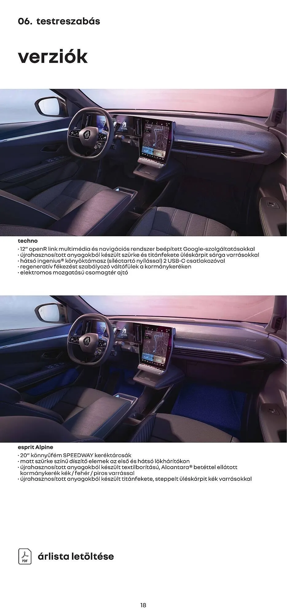 Katalógus Renault Scenic E-TECH akciós újság július 4.-tól december 31.-ig 2024. - Oldal 18