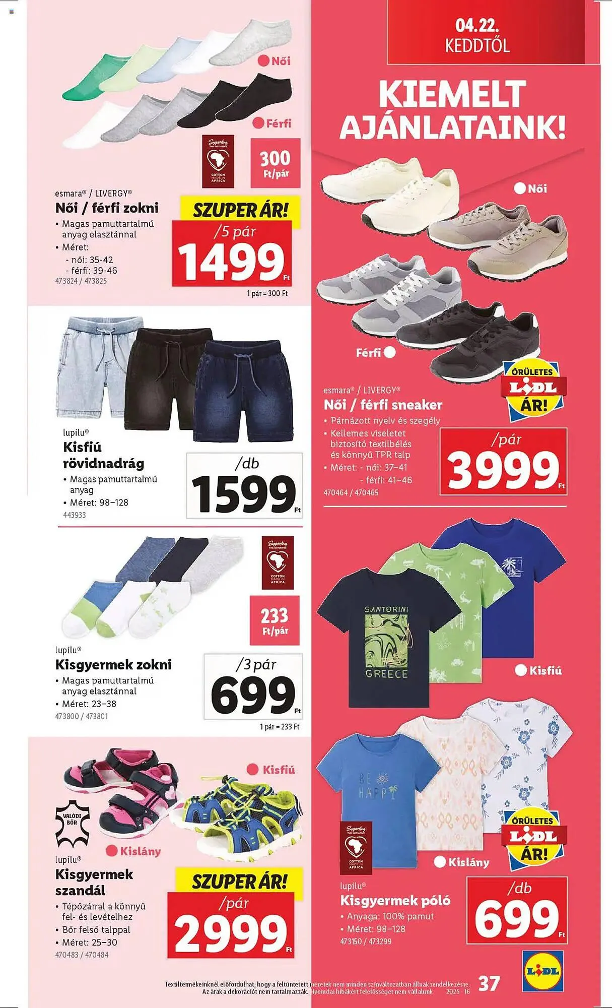 Katalógus Lidl akciós újság április 16.-tól április 22.-ig 2025. - Oldal 37