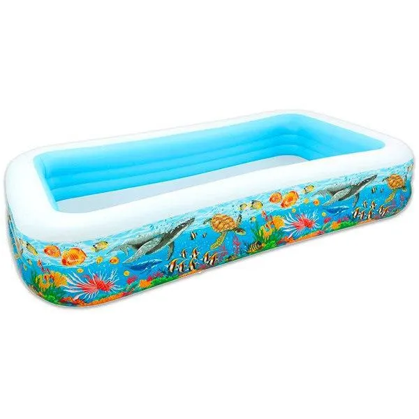 Mintás családi medence, 310 x 178 x 51 cm