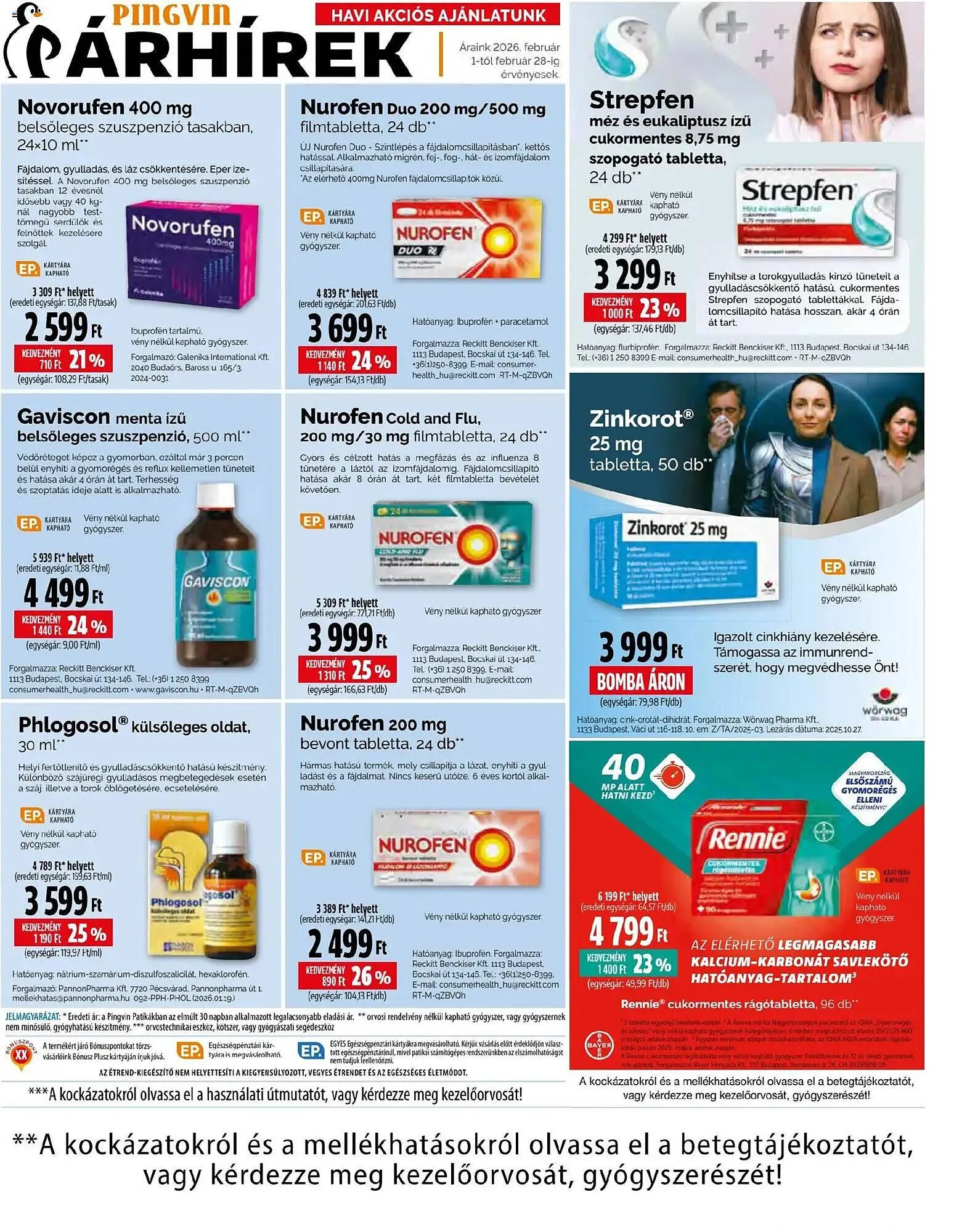 Katalógus Pingvin Patika akciós újság február 1.-tól február 28.-ig 2026. - Oldal 18